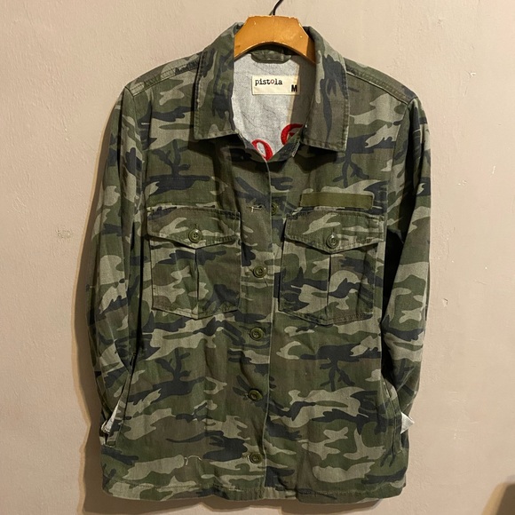 Nasty Gal Pistola Real Friends Camouflage Jacket - Picture 3 of 9